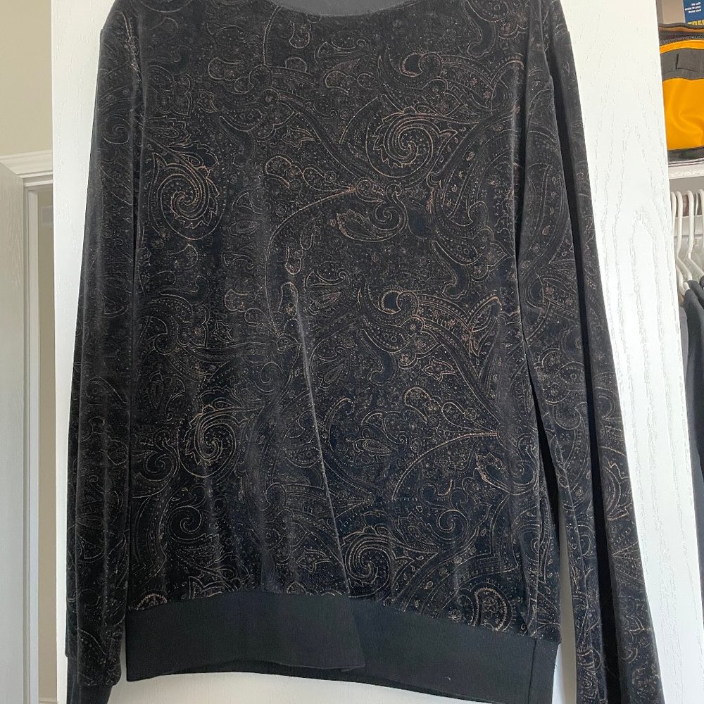 Limited Edition ZARA MAN Velvet tapastry design jumper